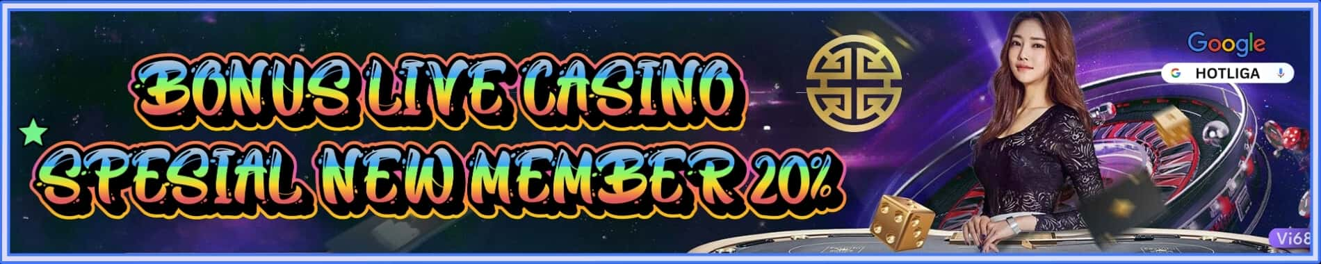 hotliga bonus livecasino 20%